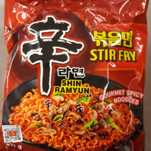 Nongshim Shin Ramyum Stir fry. Nudlar